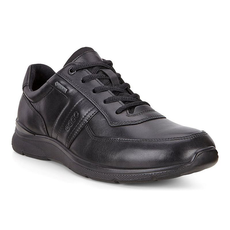 Men Ecco Irving - Gore-Tex Black - India MWVRXD046